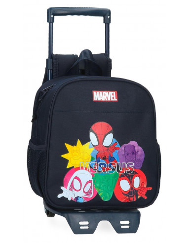 44620T1 ADAPT. BACKPACK  25CM.W/TROLLEY  VERSUS SPIDEY